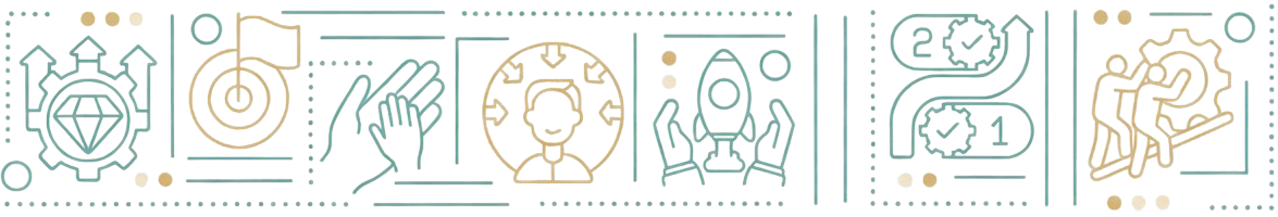 Quiénes somos banner values section